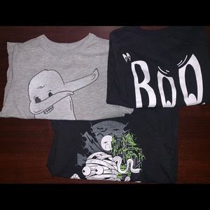 Halloween toddler boy long sleeve bundle